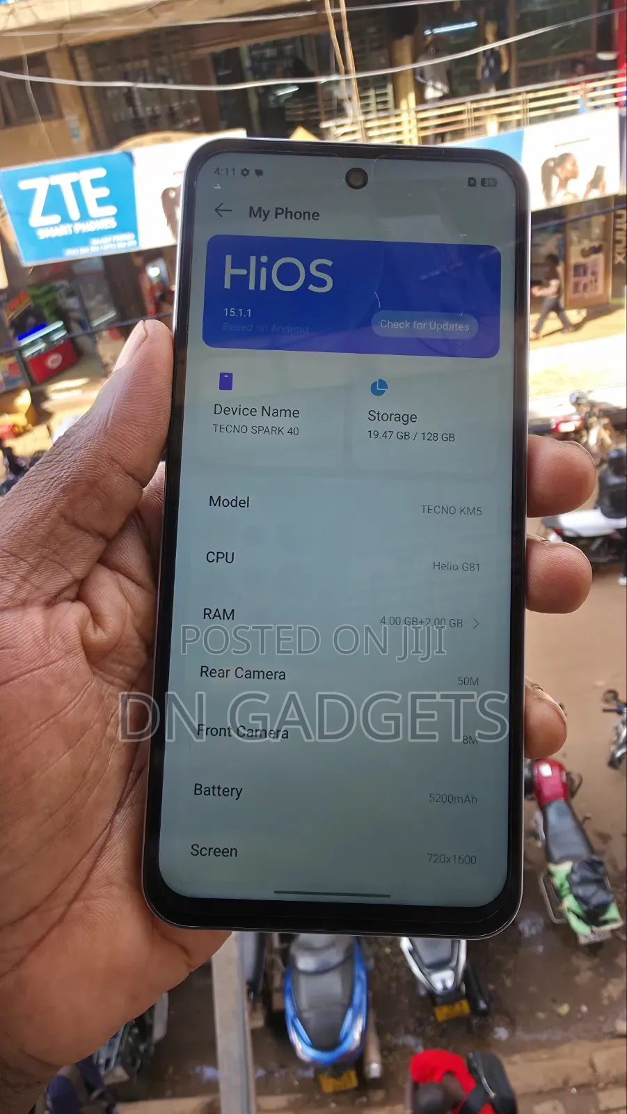 Tecno Spark 40 128 GB White