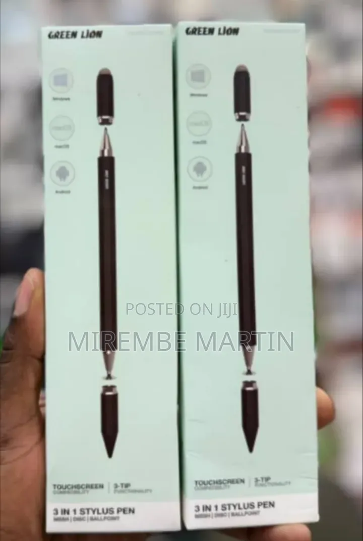 Green Lion 3-in-1 Stylus Pen