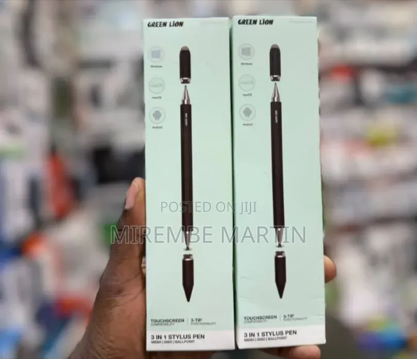 Green Lion 3-in-1 Stylus Pen