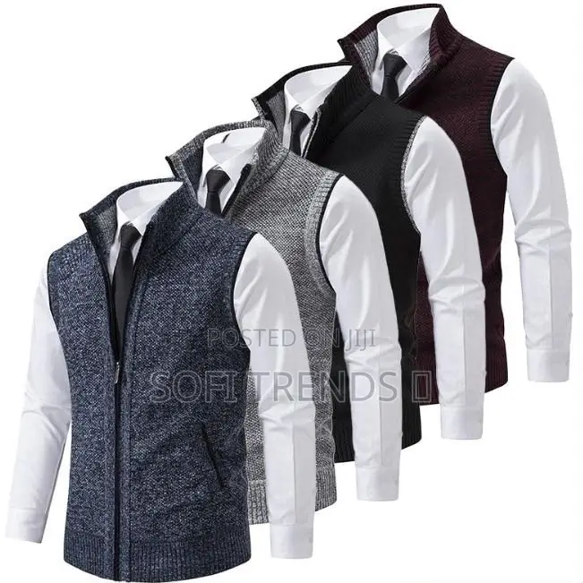 Gent’s Vest Zipper Sweaters