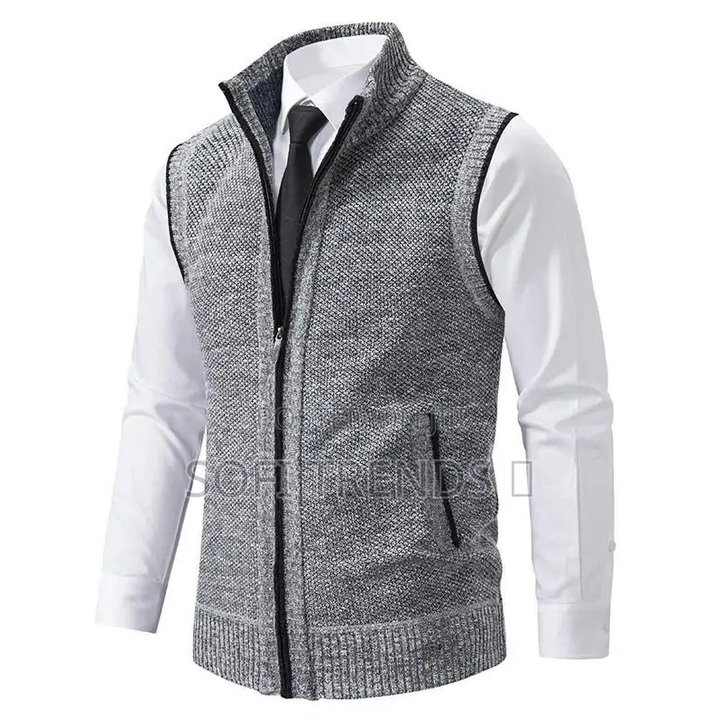 Gent’s Vest Zipper Sweaters