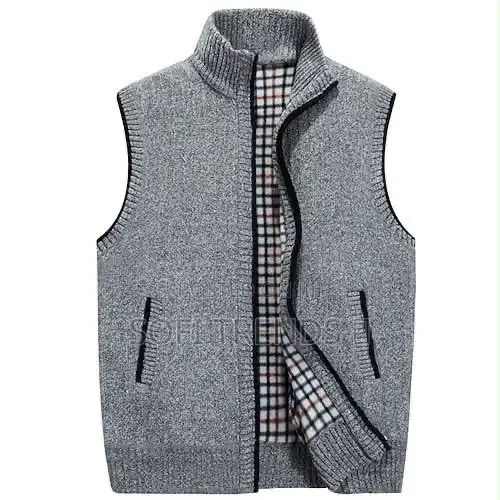 Gent’s Vest Zipper Sweaters