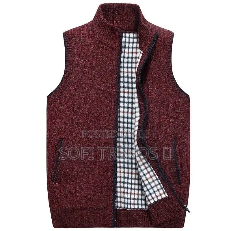 Gent’s Vest Zipper Sweaters