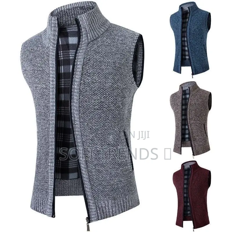 Gent’s Vest Zipper Sweaters