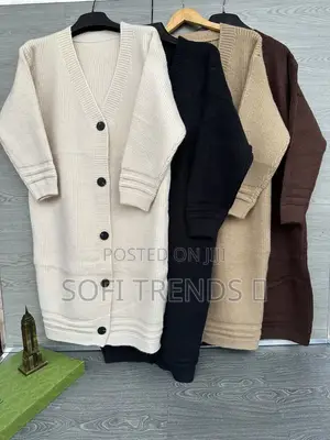 Ladies Long Cardigan