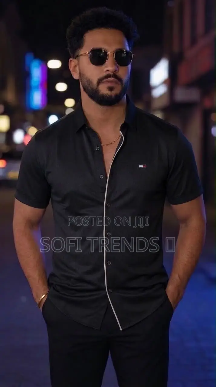 Gents Stretchy Short Sleeve Shirts