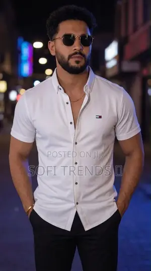 Gents Stretchy Short Sleeve Shirts