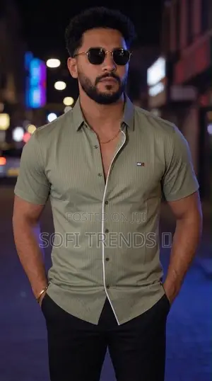 Gents Stretchy Short Sleeve Shirts