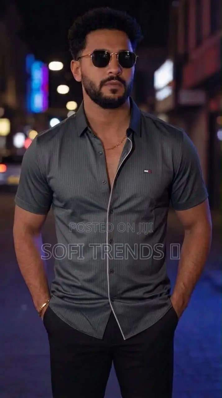Gents Stretchy Short Sleeve Shirts