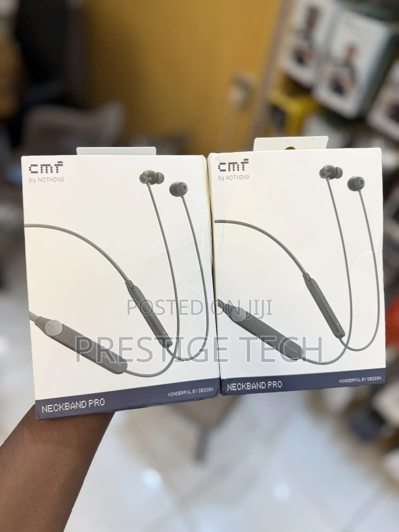 CMF Neckband Pro Bluetooth Headphones, 50dB Hybrid ANC, by Nothing