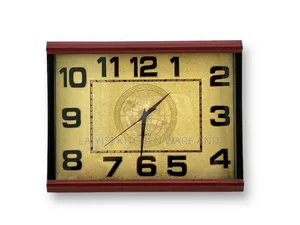 Medium-Size Silent Non-Ticking Clock – Dual Desk and Wall-MountedClock