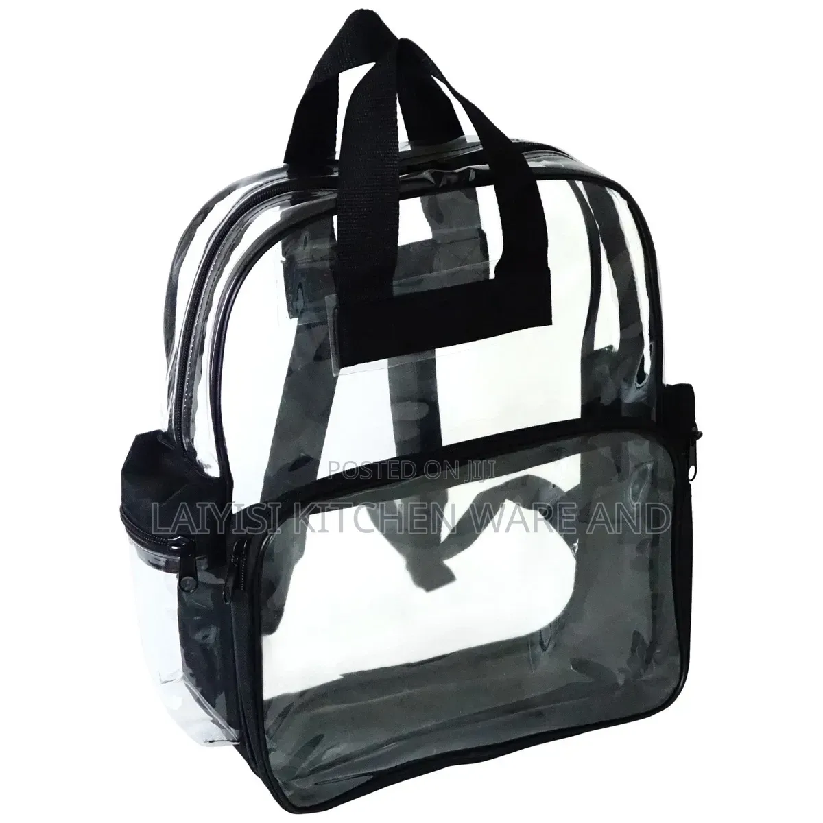 Transparent Clear Backpack in Multiple Colors