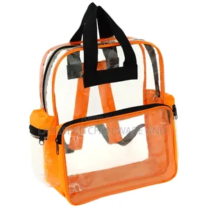 Transparent Clear Backpack in Multiple Colors