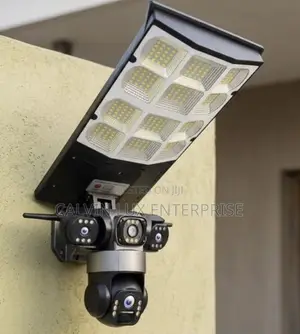 Solar 3-Eye PTZ Security Camera With 8-Cavity LED Floodlight