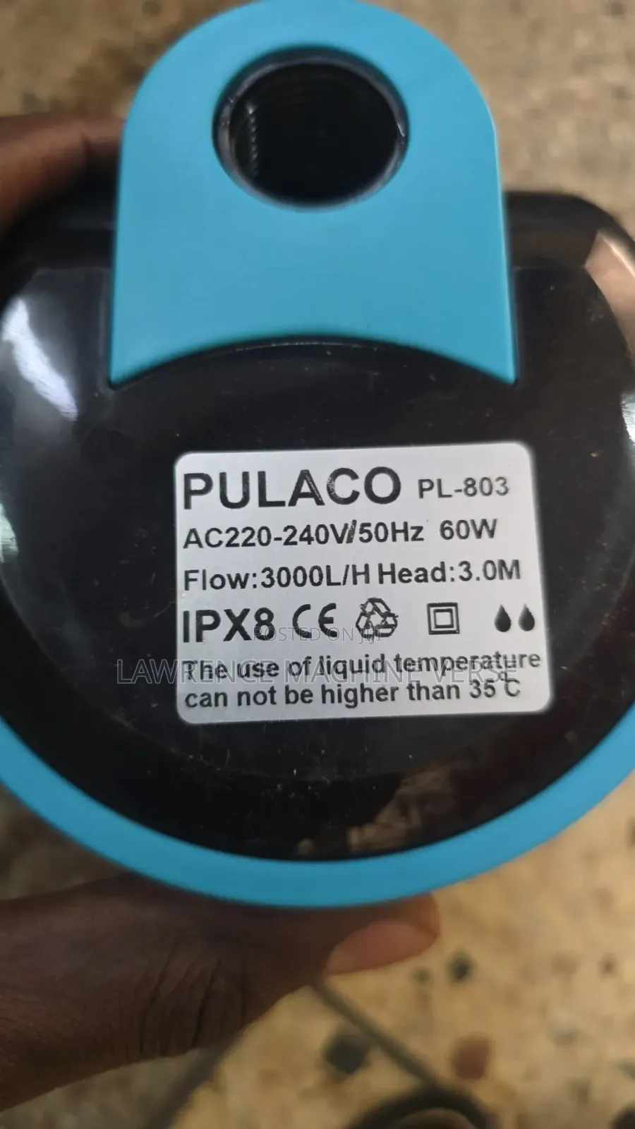Fountain Pump 3 Meters