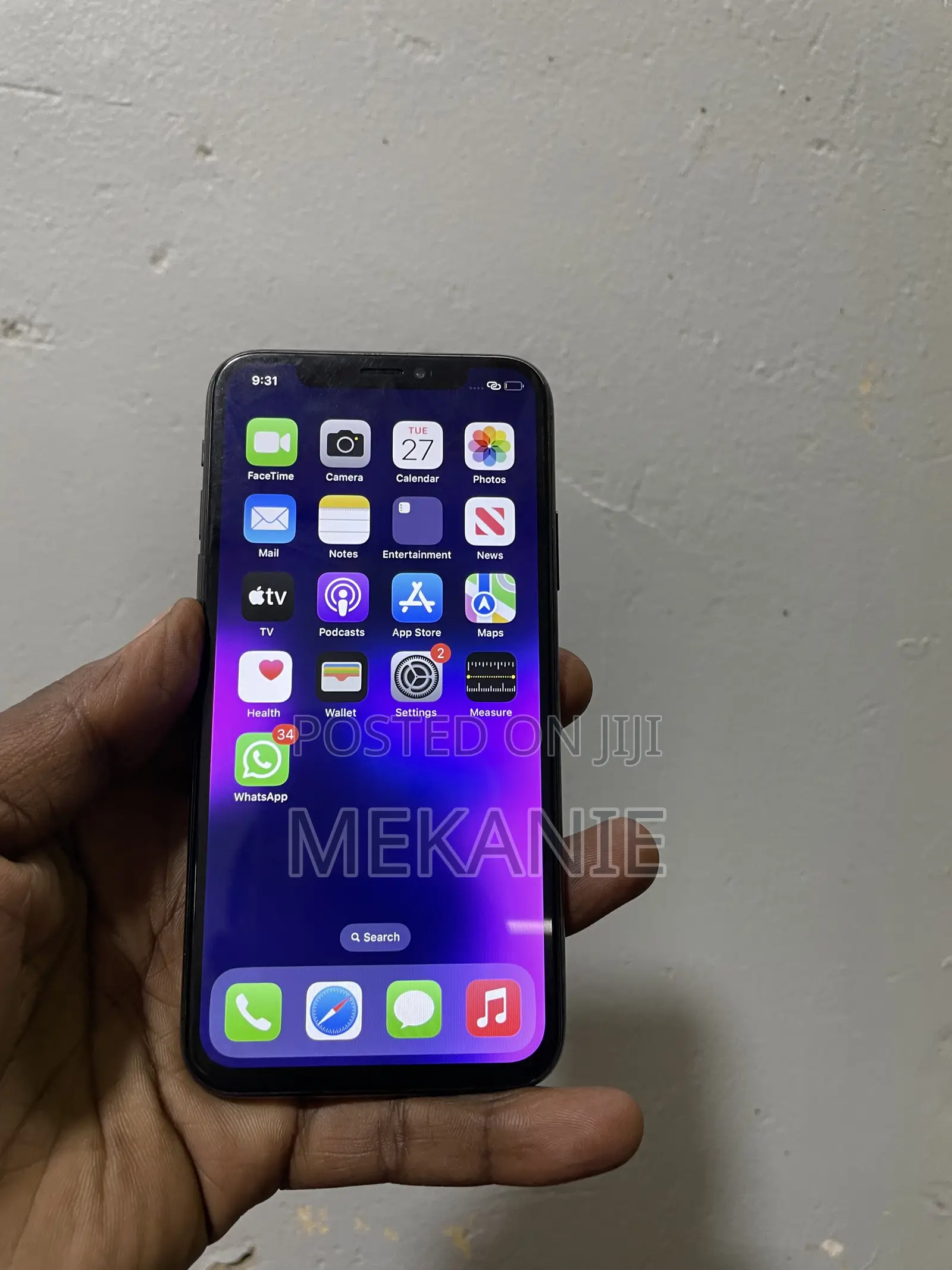 Apple iPhone X 64 GB Black