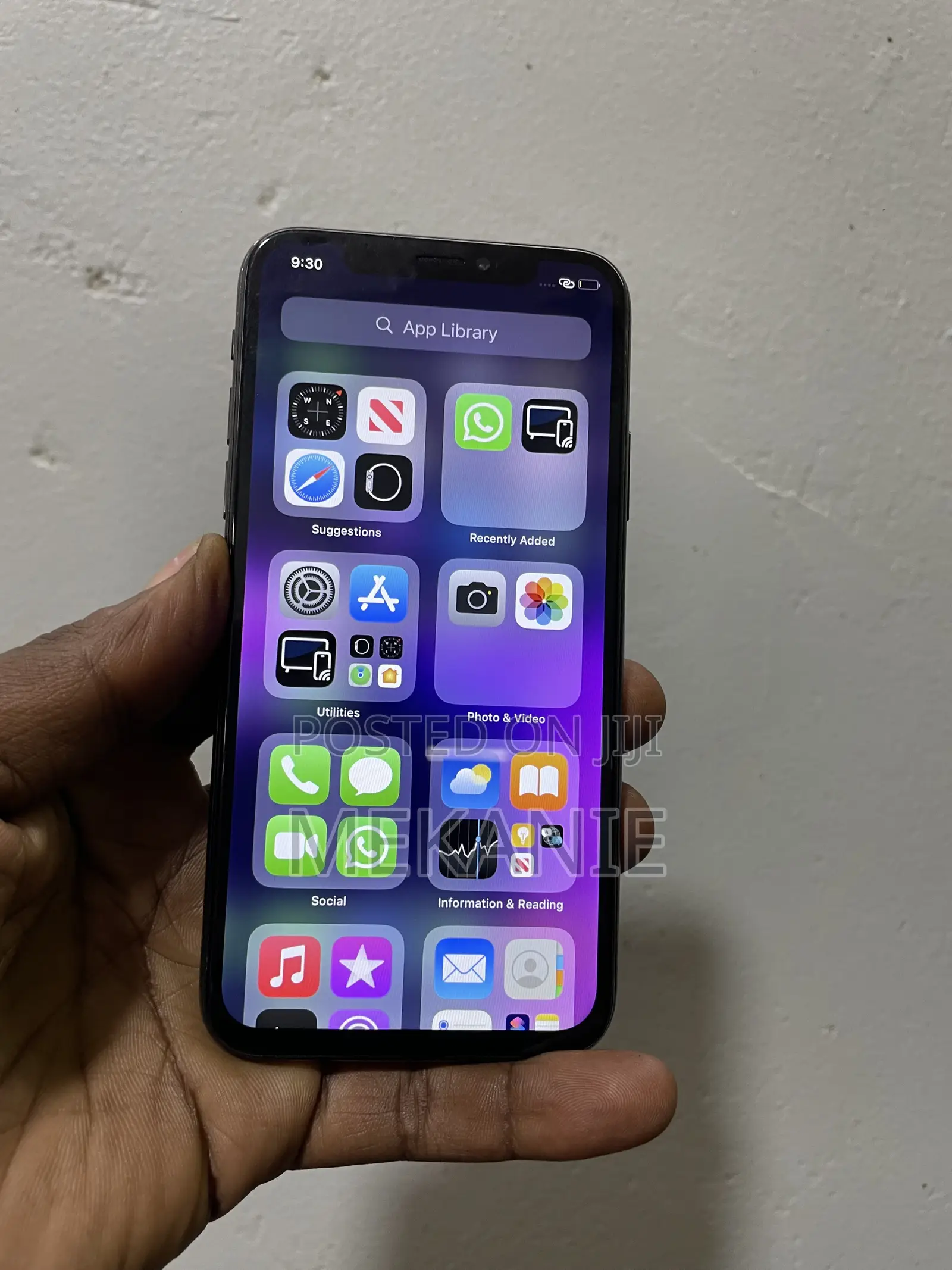 Apple iPhone X 64 GB Black