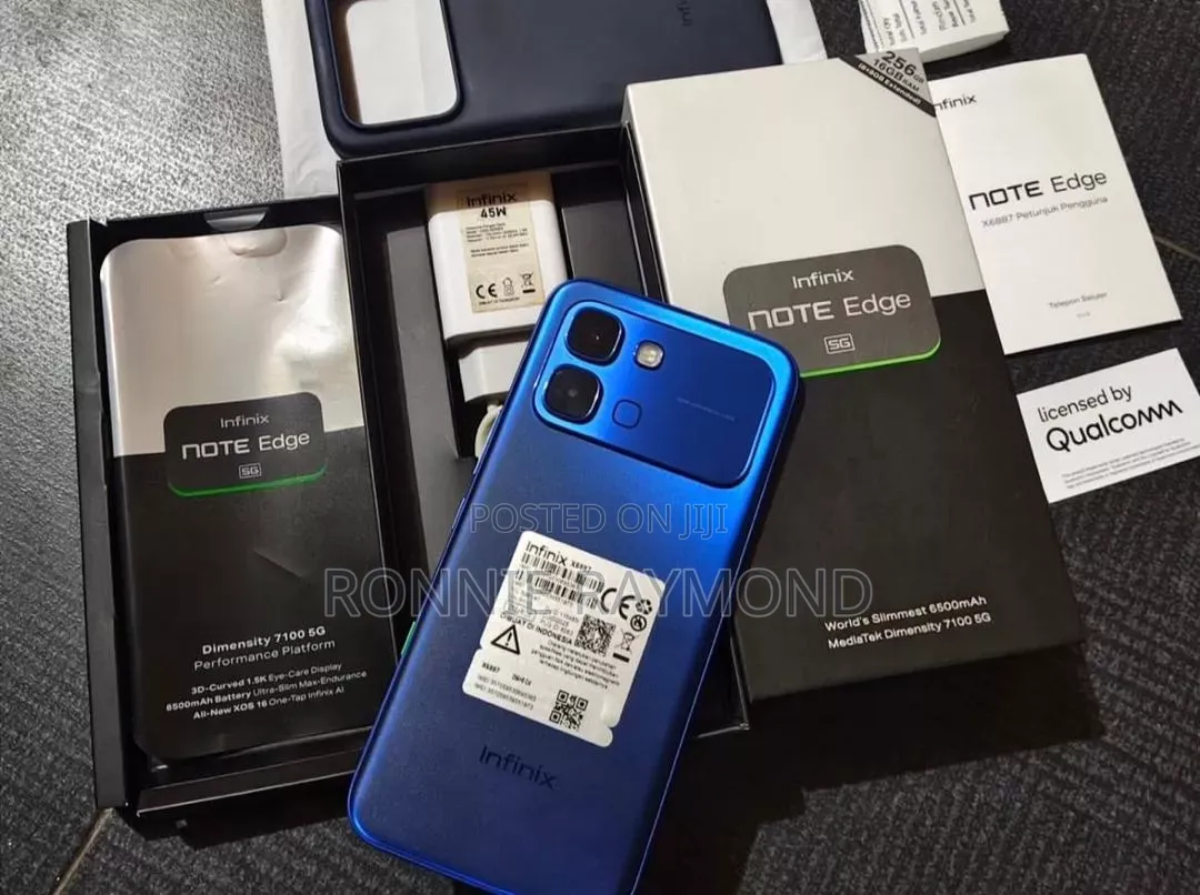 New Infinix Note Edge 256 GB Blue