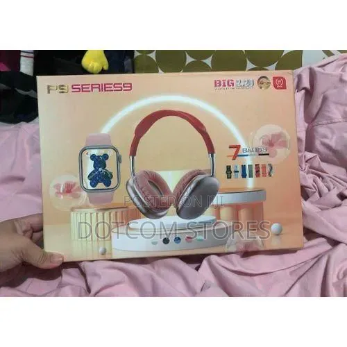 P9 Series 9 Smartwatch and Headphones Combo Box
