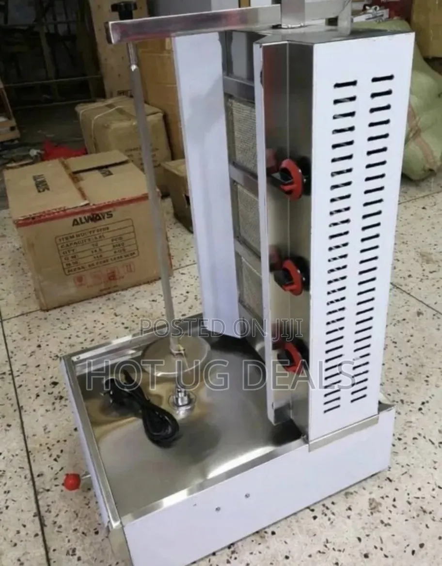3-Burner Commercial Gas Shawarma/Doner Kebab Machine