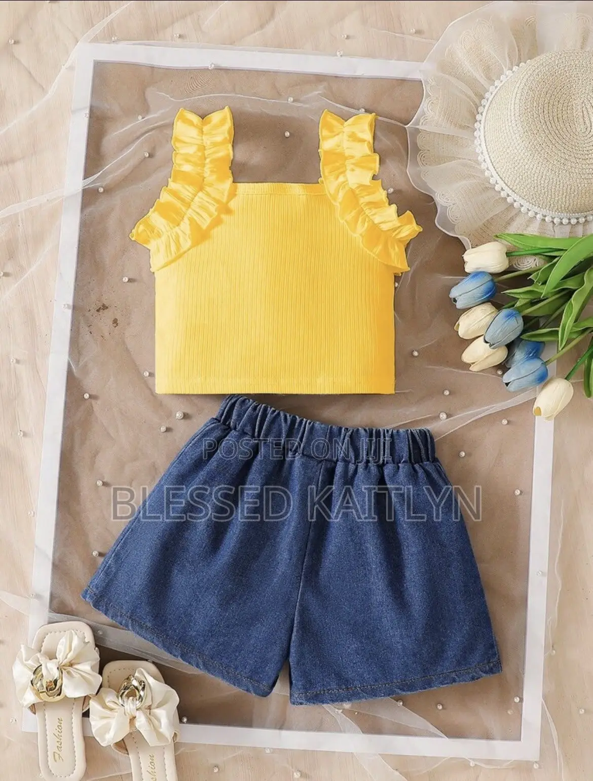 Two Pieces Sweet and Playful Sleeveless Pleated Vest