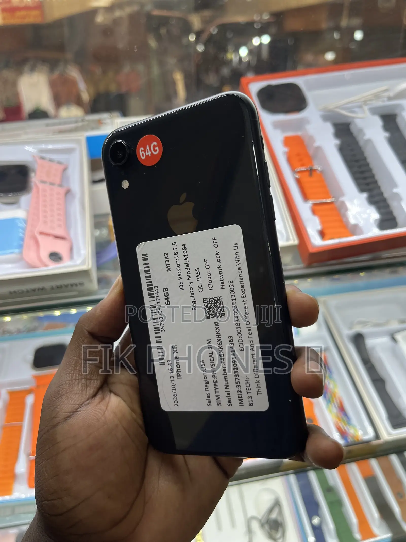 Apple iPhone XR 64 GB Black