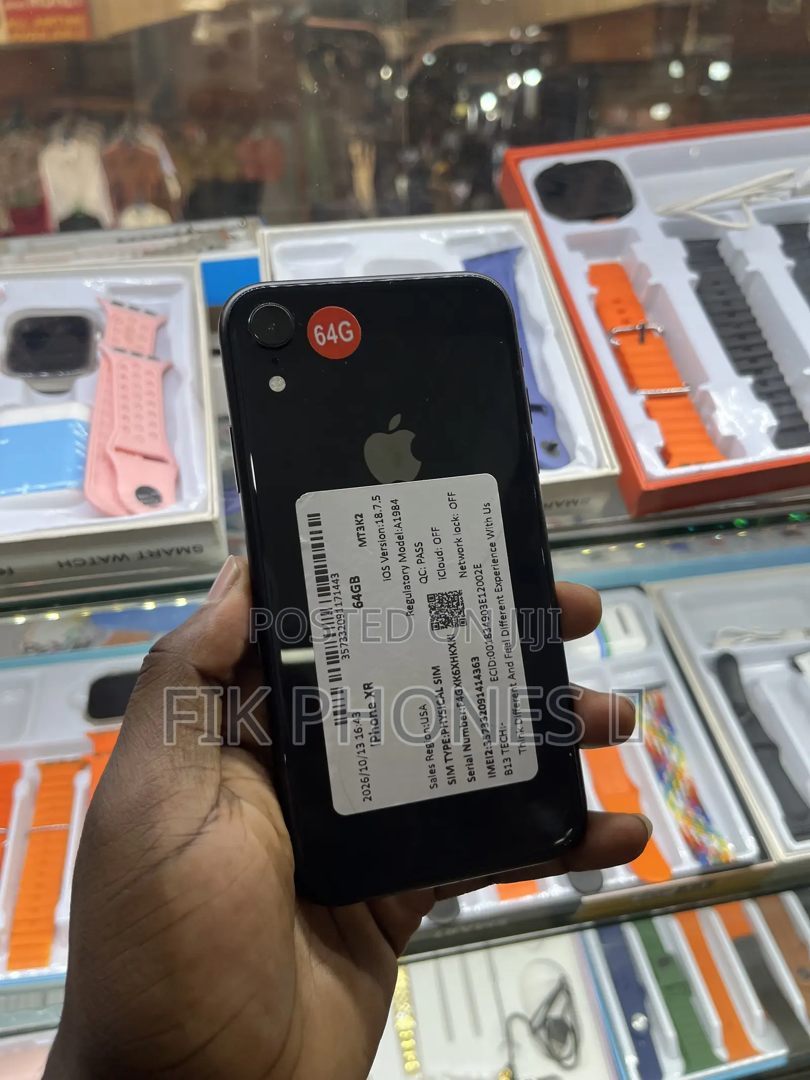 Apple iPhone XR 64 GB Black
