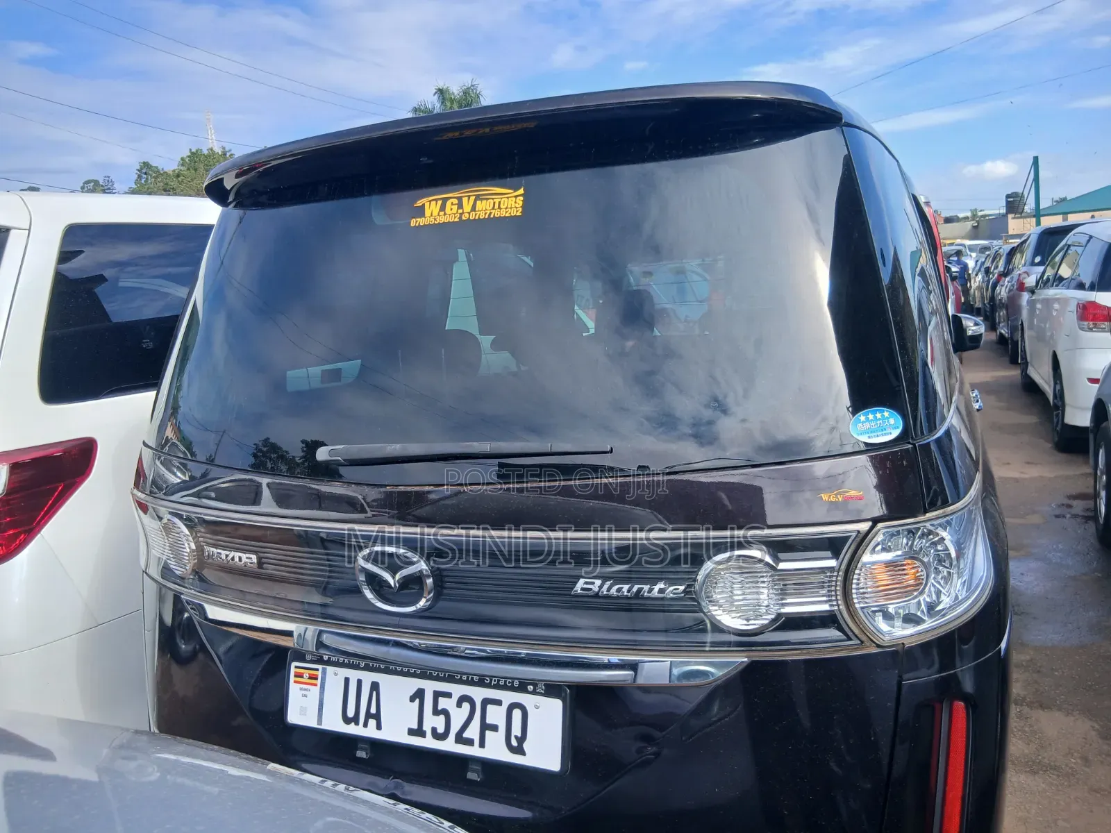 Mazda Biante 2014 Maroon