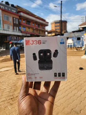 J36 Wireless Lavalier Mic, a Plug-and-Play Dual Wireless Microphone