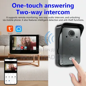 7-Inch Tuya Wireless Video Intercom With Anti-Tamper Alarm and PIR