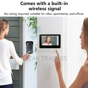 7-Inch Tuya Wireless Video Intercom With Anti-Tamper Alarm and PIR
