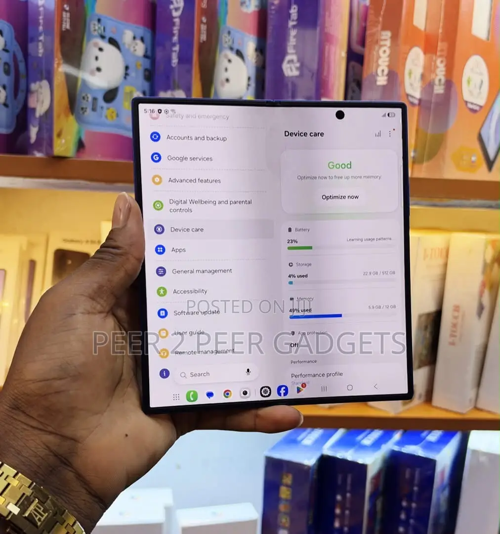 New Samsung Galaxy Z Fold7 256 GB Blue