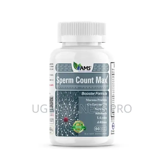 AMS Sperm Count Max Booster Formula 60 Veg Caps Male Health & Vitality