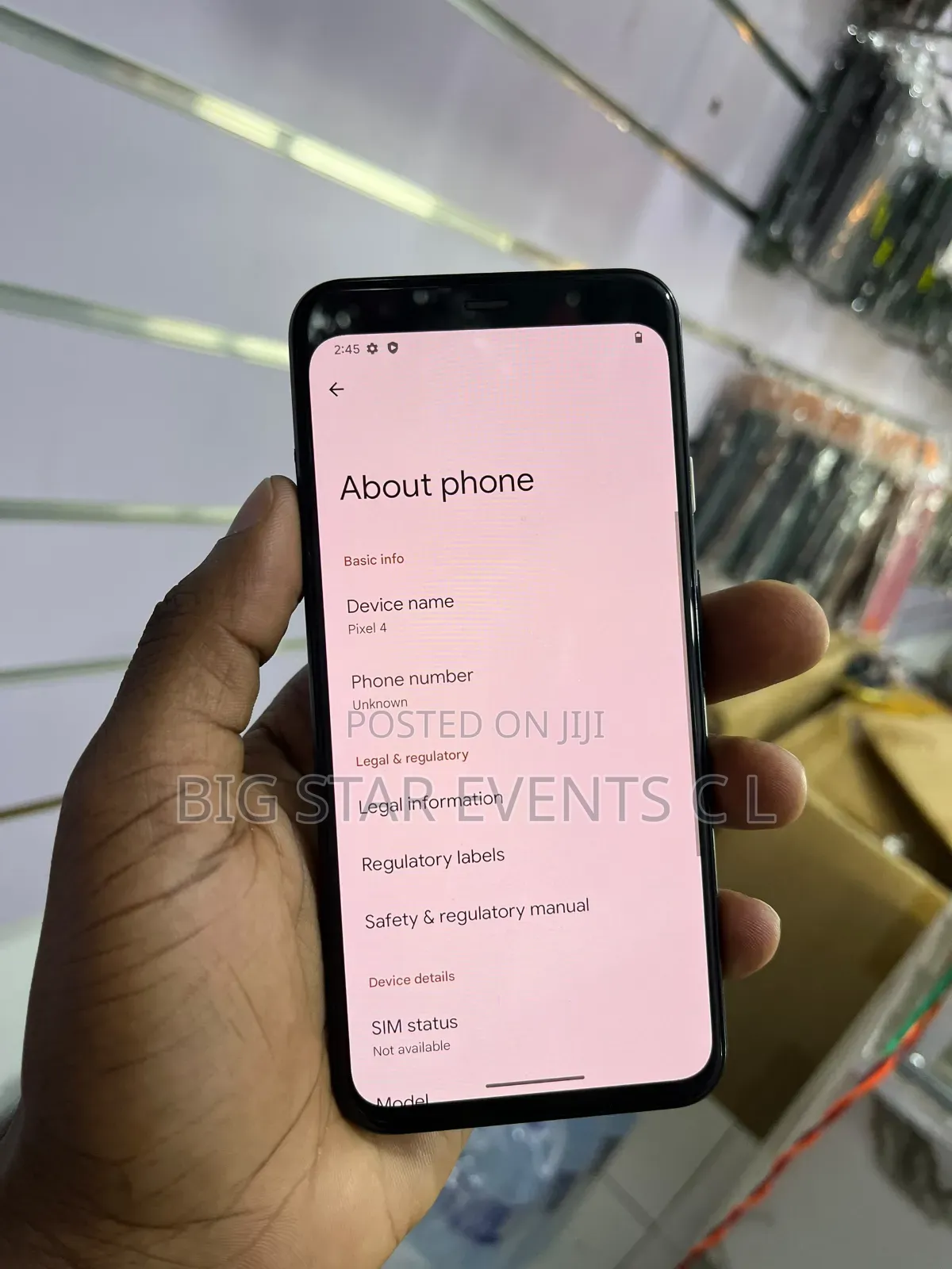 Google Pixel 4 128 GB Black
