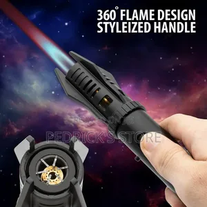 Refillable Windproof Torch Lighter – Durable Butane Jet Lighter