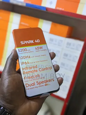 New Tecno Spark 40 256 GB Orange