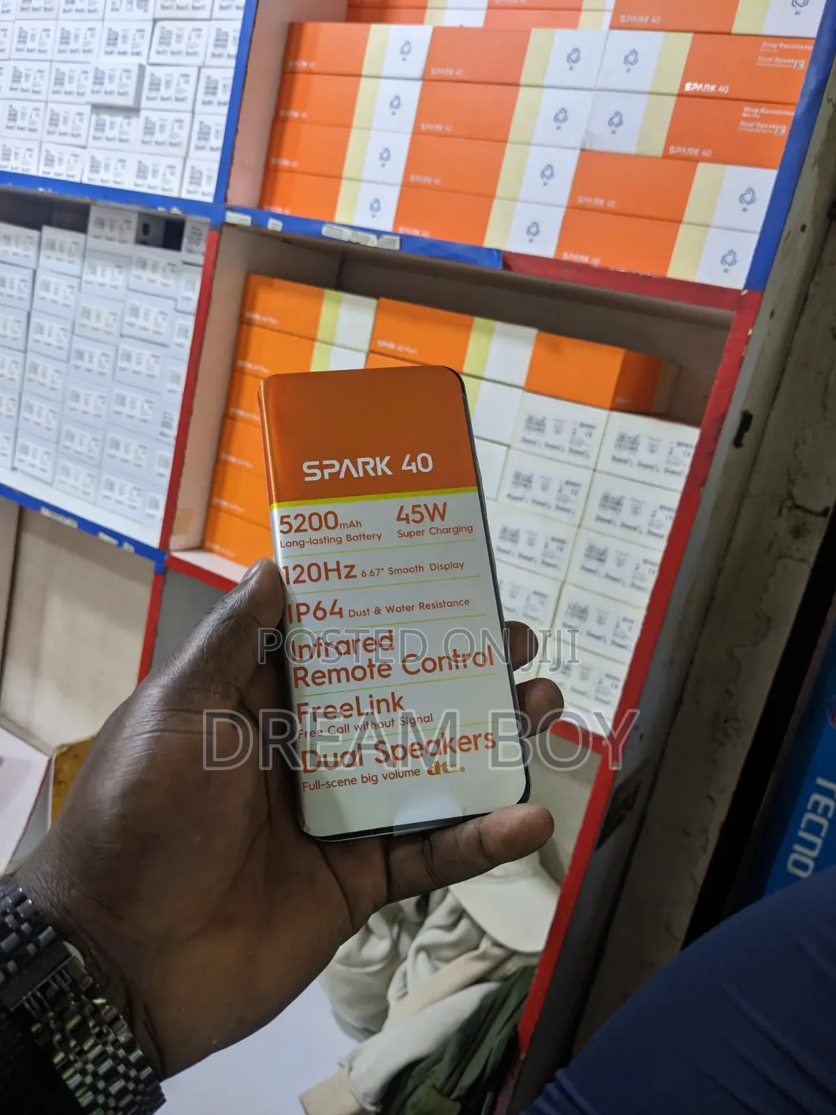 New Tecno Spark 40 256 GB Black