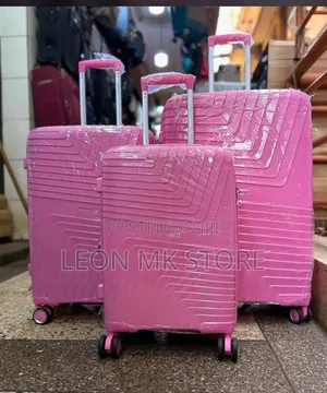 Silver Patterned Suit Cases