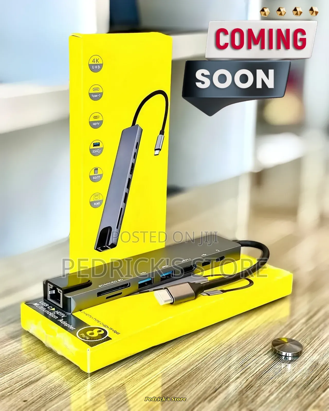 Ultimate 8-in-1 USB-C Multiport Hub – 4K HDMI & 100W PD