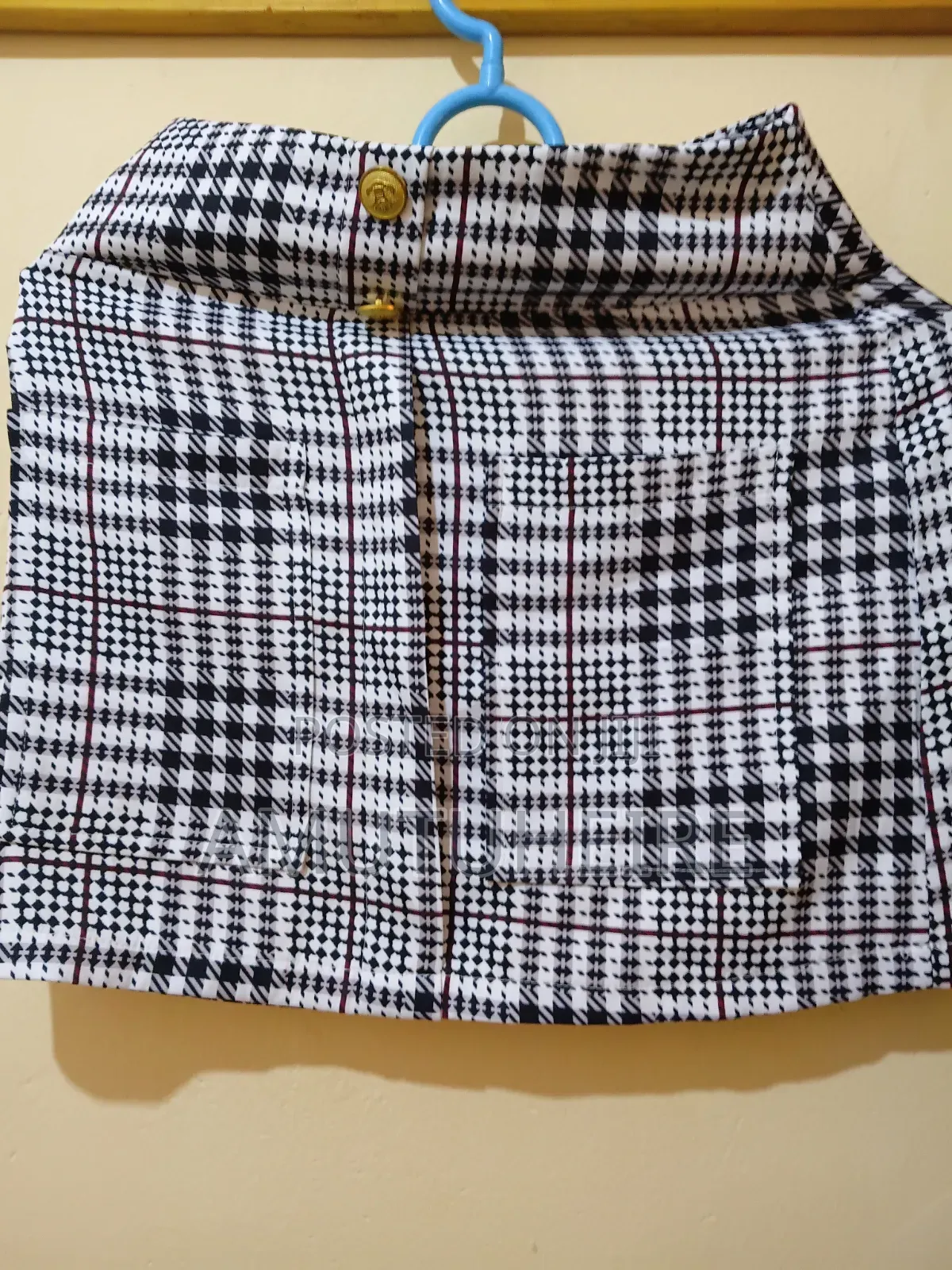 SHEIN Houndstooth Blazer + Skirt XS EU34 US2 Waist 24