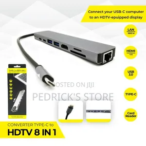 Complete 8-in-1 USB-C Hub Adapter – 4K HDMI & 100W PD