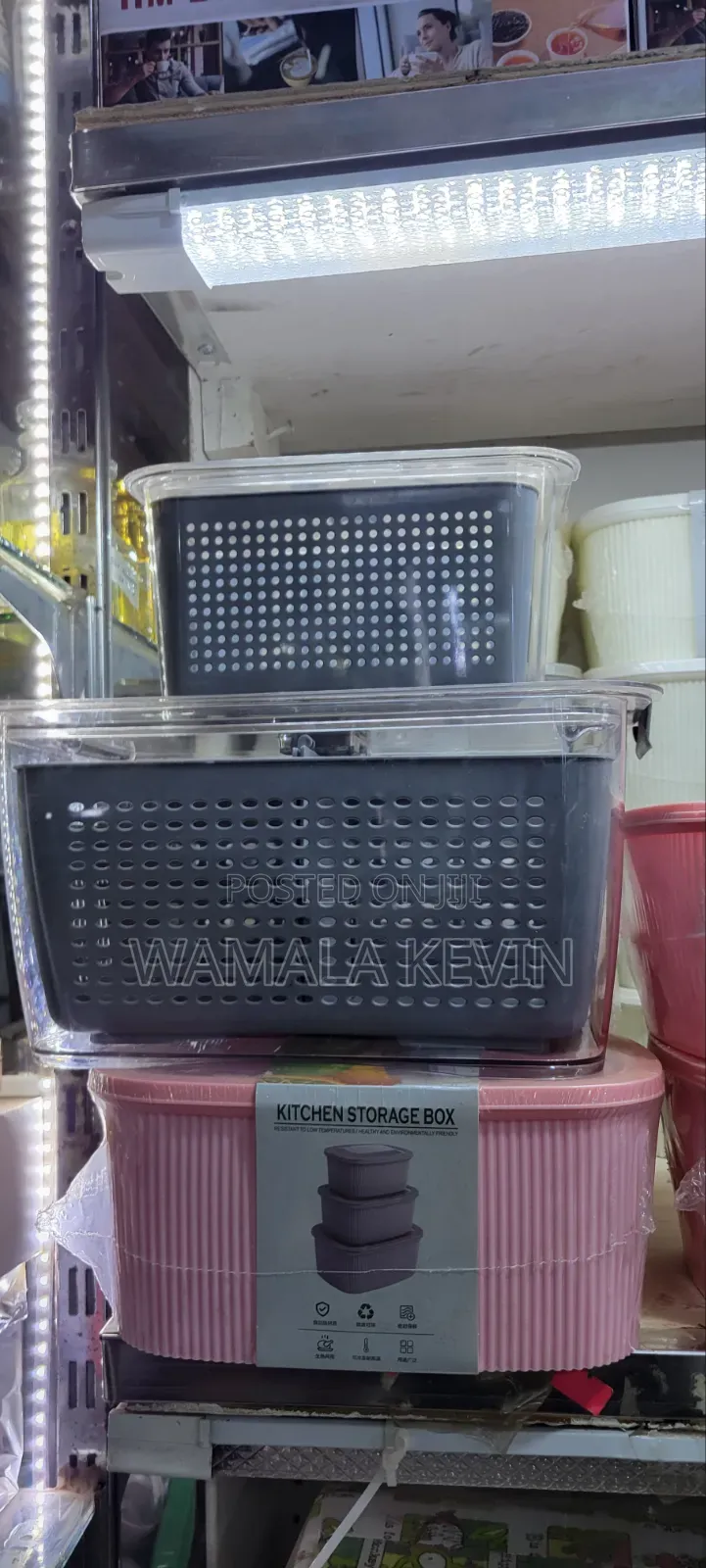 Aset of Refrigerator Organizer Bin