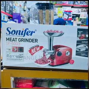 Sonifer Meat Grinder SF-5003, a Red 1500W Electric Kitchen Mincer.