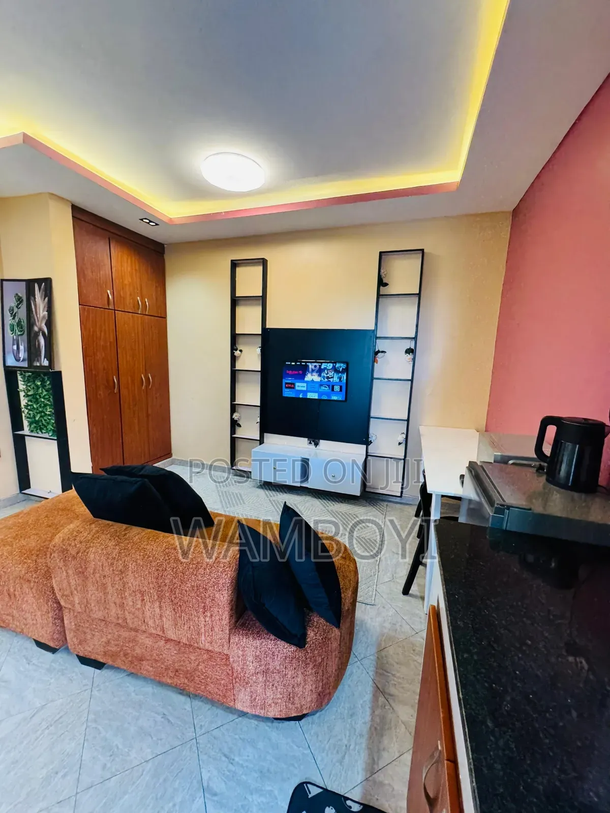 Furnished Studio Apartment in Nakawa for rent