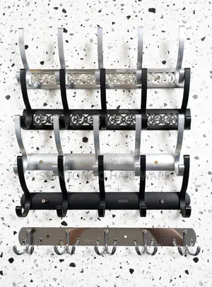 Towel Hooks Black and Silver Good Quality/ All Types