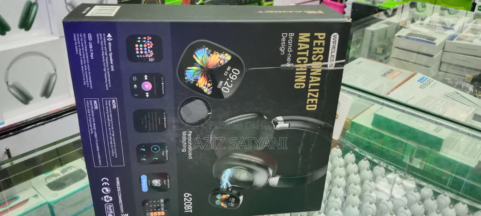 Wireless Personalized Matching Inbuilt Smart Watch Touch Digital 620bt