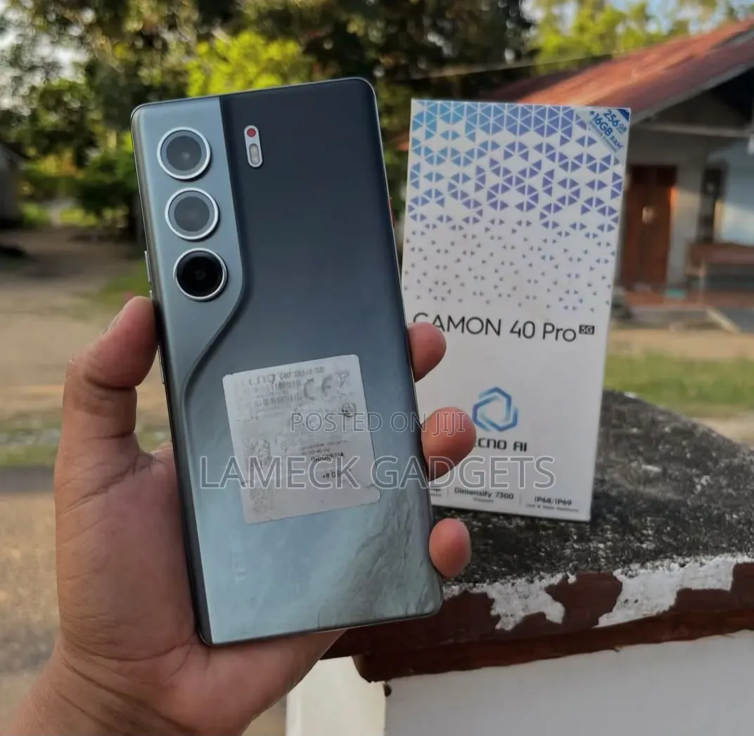 New Tecno Camon 40 Pro 5G 256 GB Black