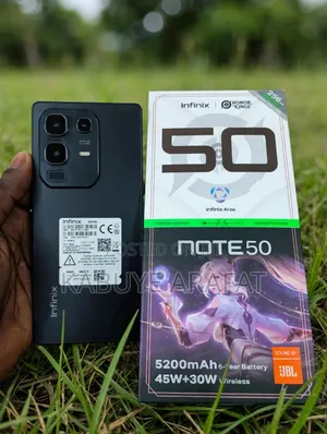 New Infinix Note 50 4G 256 GB Black