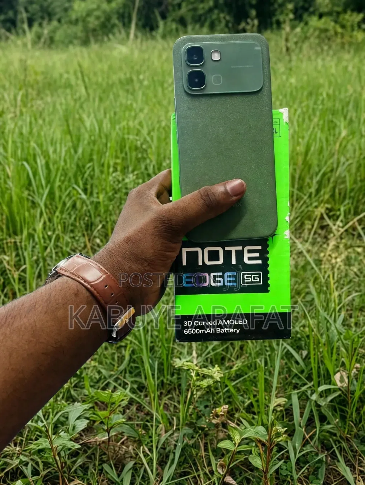 New Infinix Note Edge 256 GB Green