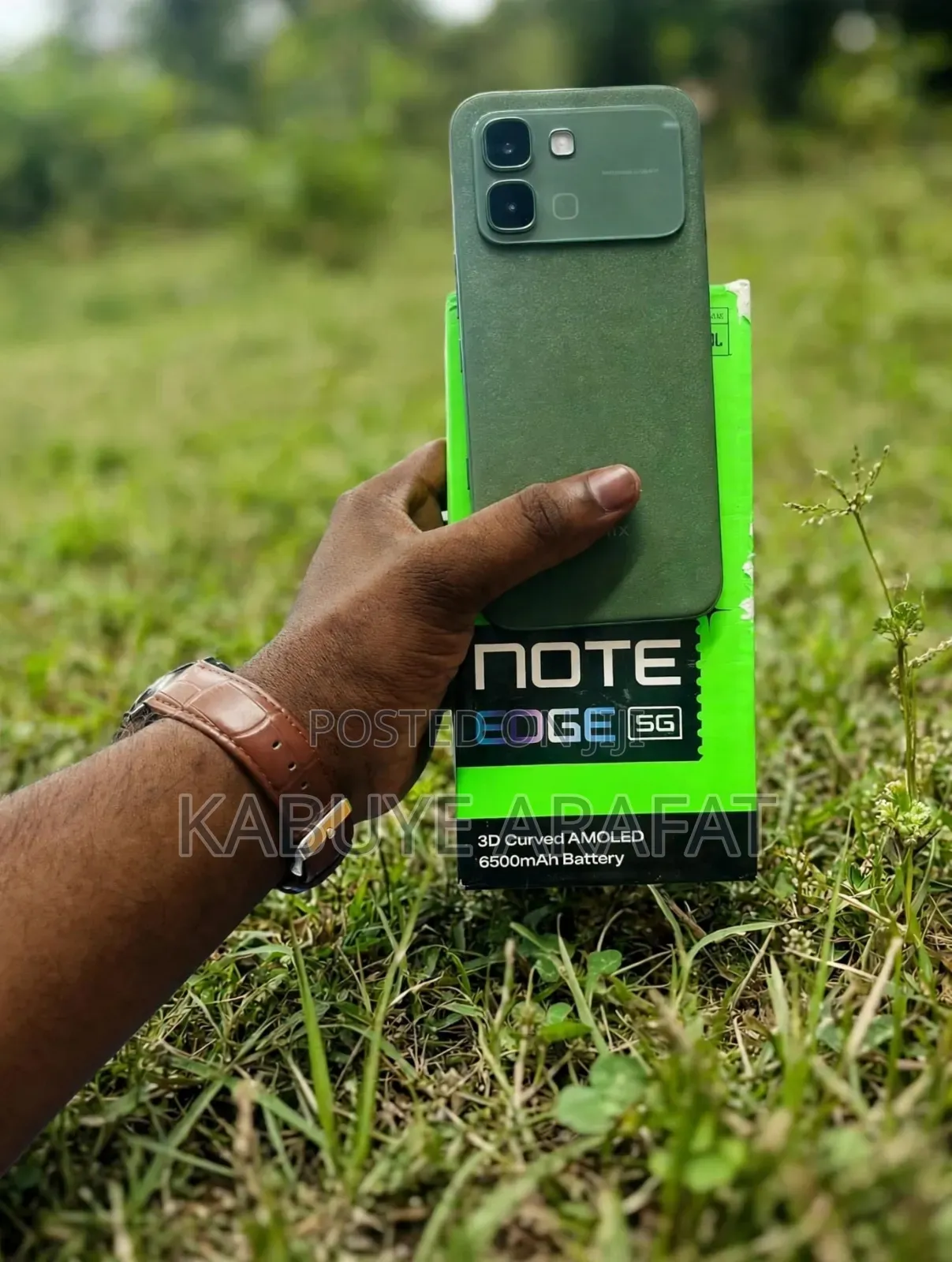 New Infinix Note Edge 256 GB Green
